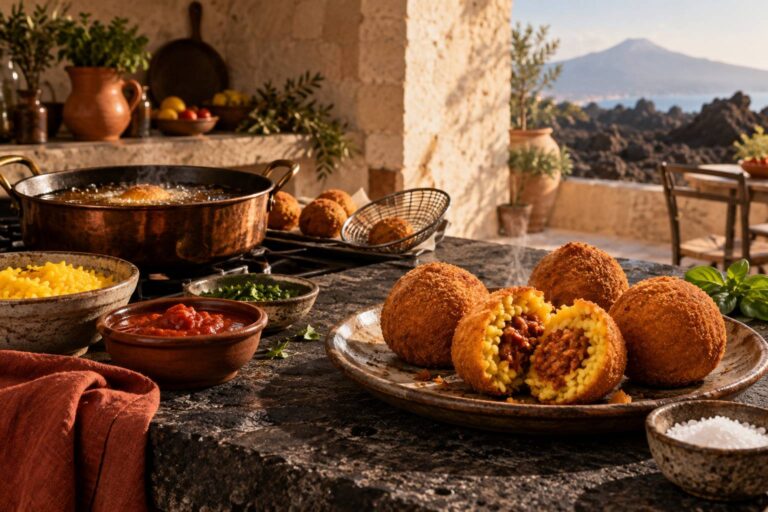 Arancine Siciliane: Il Gusto Caldo che Risveglia il Cuore